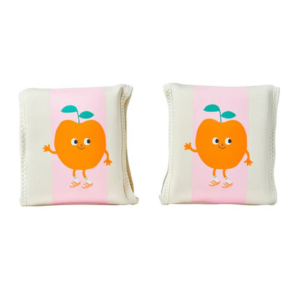 Sunny Life Kids Floaties (Arm Bands) Poppy The Peach Pink Stripe