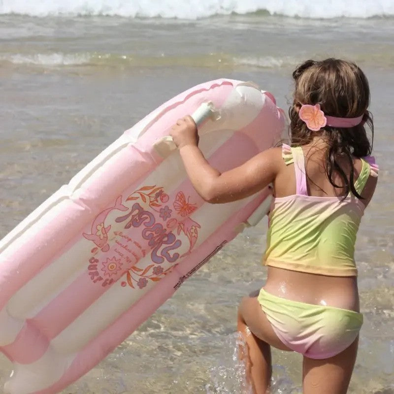 Sunny Life Kids Surf Mat (Max WT:220LBS) Dolphin Surf Co Pink Stripe