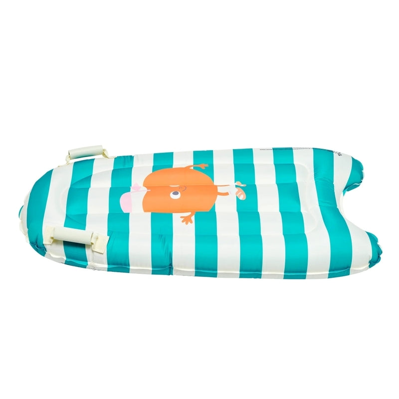 Sunny Life Kids Surf Mat (Max WT:220LBS) Poppy The Peach Green Stripe