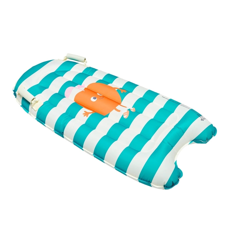 Sunny Life Kids Surf Mat (Max WT:220LBS) Poppy The Peach Green Stripe