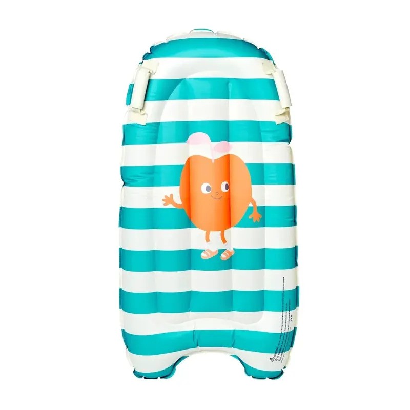 Sunny Life Kids Surf Mat (Max WT:220LBS) Poppy The Peach Green Stripe