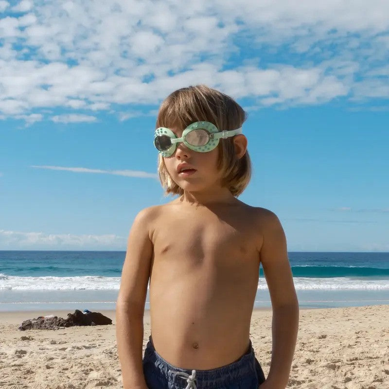 SunnyLife Kids Swim Goggles (380 UV) Shred Turtle Aqua