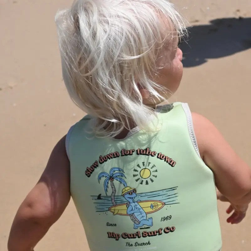 SunnyLife Kids Swim Vest Shred Turtle Aqua
