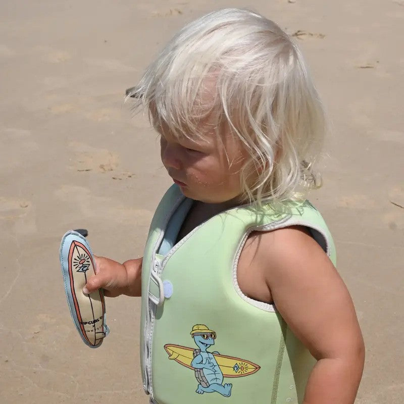 SunnyLife Kids Swim Vest Shred Turtle Aqua