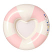 Sunny Life Luxe Tube Pool Ring Stole My Heart Pink Stripe