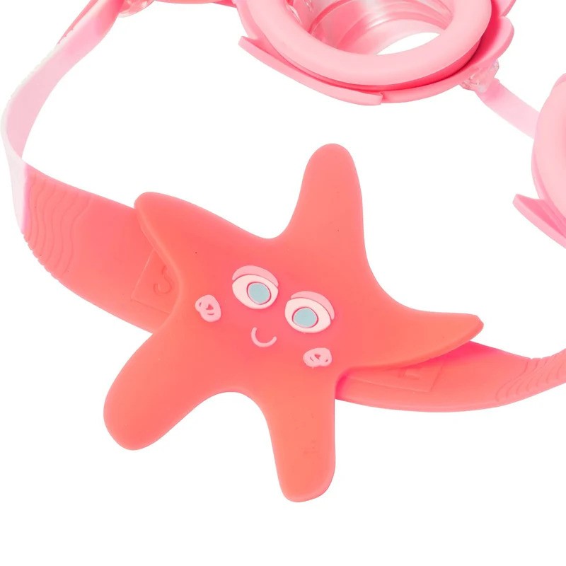 Sunny Life Mini Swim Goggles (380 UV) Neon Strawberry Melody The Mermaid