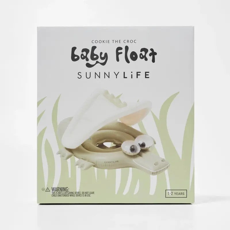 Sunnylife Baby Float Cookie The Croc Khaki