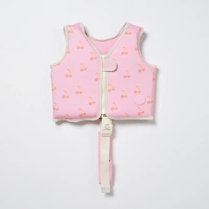 Sunnylife Kids Swim Vest Cotton Candy Cherry