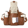 TWELVElittle Peek-A-Boo Satchel Toffee Vegan Leather+FREE Stroller Clips