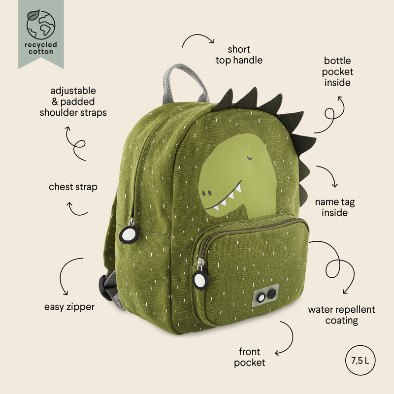 Trixie Backpack Regular Mr. Dino