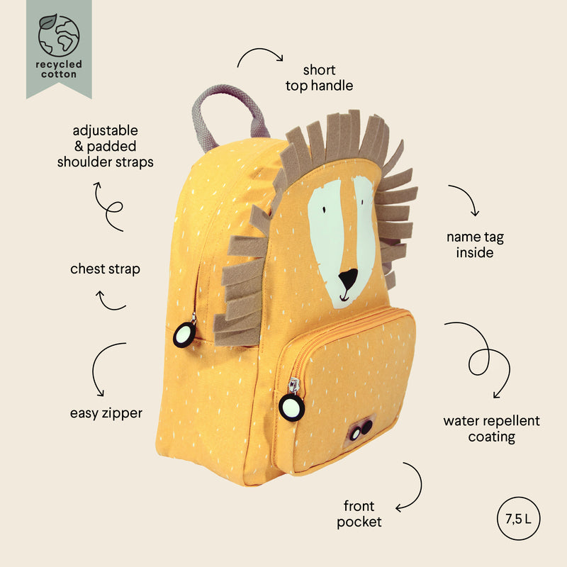 Trixie Backpack Regular Mr. Lion