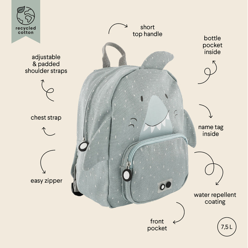 Trixie Backpack Mr. Shark