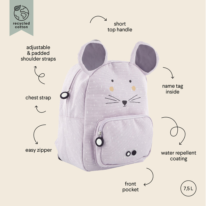 Trixie Backpack Regular Mrs. Mouse