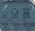 Trixie Backpack Regular Mr. Triceratops