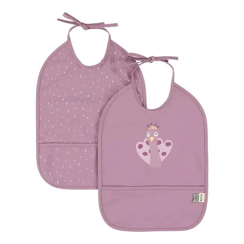 Trixie Bib Waterproof Mrs. Peacock (2pack 3m-Plus)