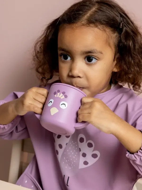 Trixie Bib Waterproof long sleeve Mrs. Peacock (6M-Plus)