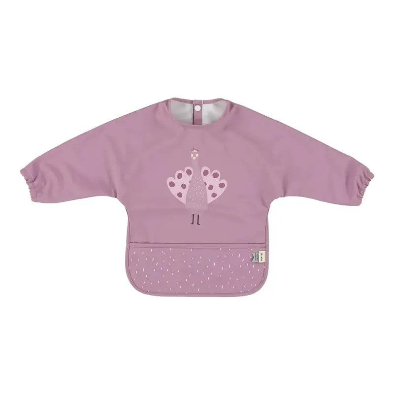 Trixie Bib Waterproof long sleeve Mrs. Peacock (6M-Plus)