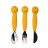 Trixie Cutlery Set Stainless Steel With Silicone Handle Mr. Lion