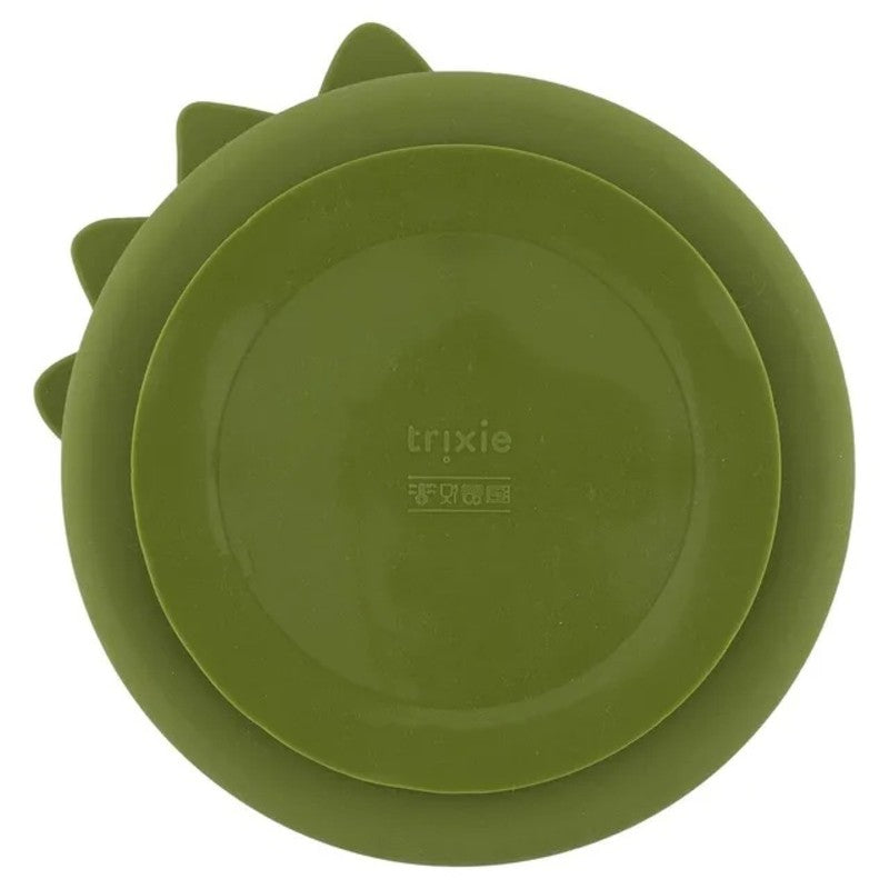 Trixie Divided Suction Plate Silicone Mr. Dino (4m-Plus)