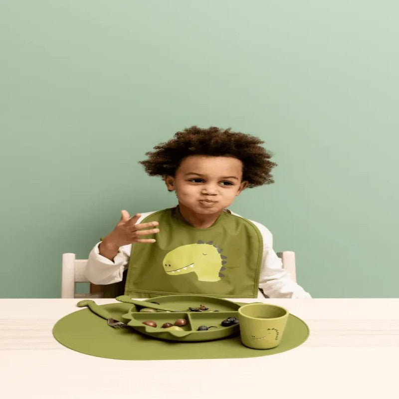 Trixie Divided Suction Plate Silicone Mr. Dino (4m-Plus)