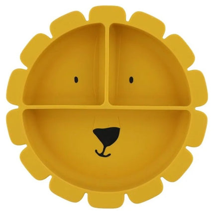 Trixie Divided Suction Plate Silicone Mr. Lion (4m-Plus)