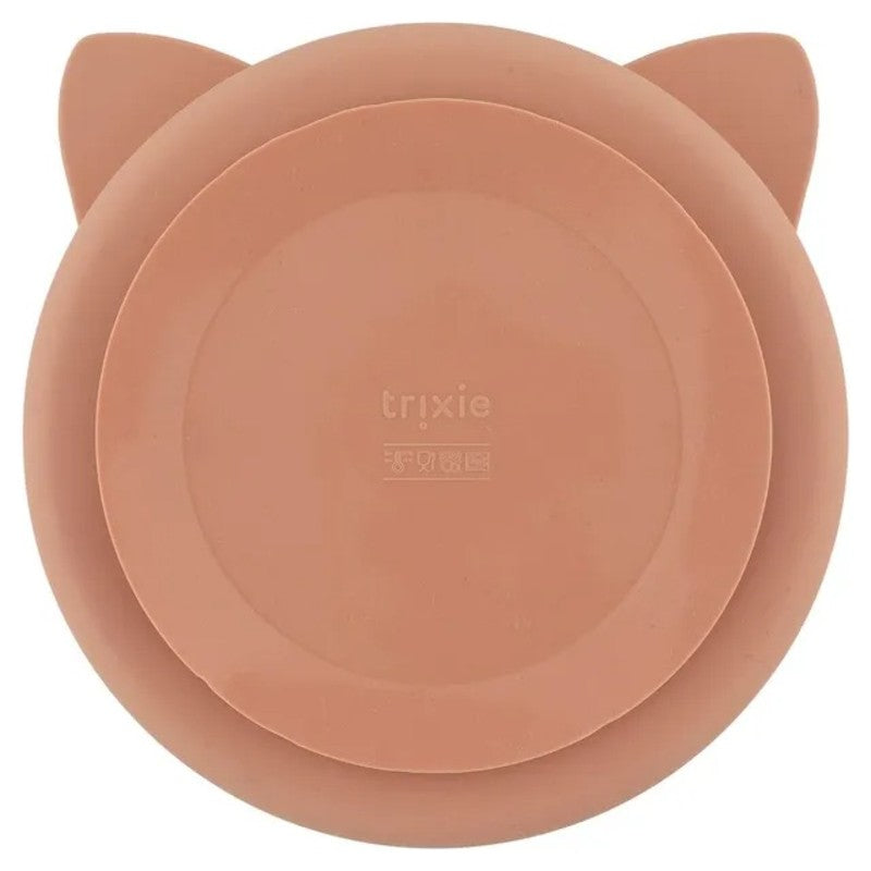 Trixie Divided Suction Plate Silicone Mrs. Cat (4m-Plus)