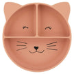 Trixie Divided Suction Plate Silicone Mrs. Cat (4m-Plus)