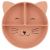 Trixie Divided Suction Plate Silicone Mrs. Cat (4m-Plus)