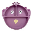 Trixie Divided Suction Plate Silicone Mrs. Peacock (4m-Plus)