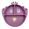 Trixie Divided Suction Plate Silicone Mrs. Peacock (4m-Plus)
