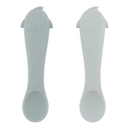 Trixie First Baby Silicone Feeding Spoon Mr. Shark (2Pack 4m-Plus)