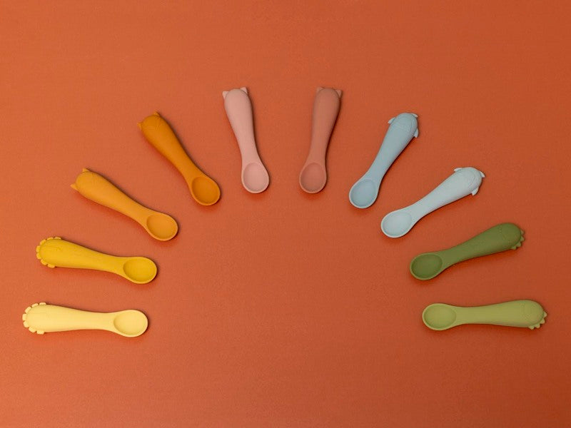 Trixie First Baby Silicone Feeding Spoon Mrs. Cat (2Pack 4m-Plus)