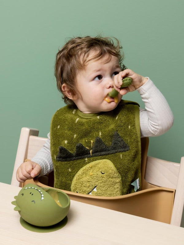 Trixie First Baby Silicone Meal Set Mr. Dino (4m-Plus)