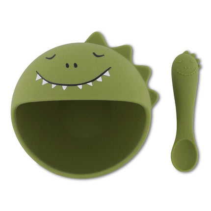 Trixie First Baby Silicone Meal Set Mr. Dino (4m-Plus)