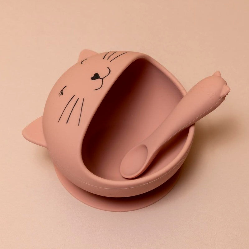 Trixie First Baby Silicone Meal Set Mrs. Cat (4m-Plus)