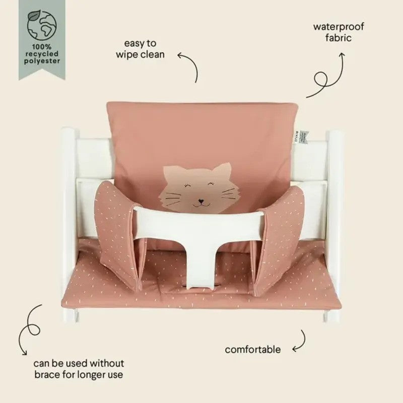 Trixie High Chair Cushion Waterproof Mrs. Cat (6M)
