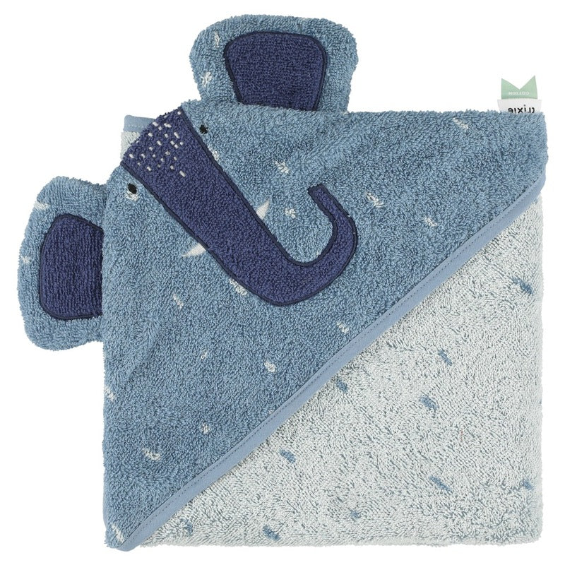 Trixie Hooded Towel (75X75CM) Mrs. Elephant