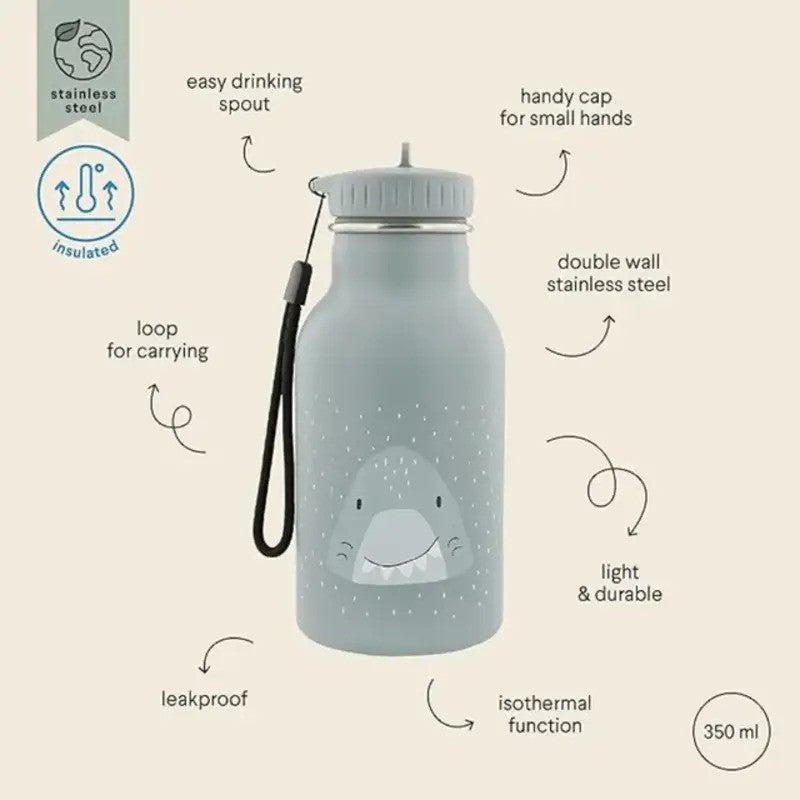 Trixie Insulated Drinking Bottle 350ML Mr. Shark