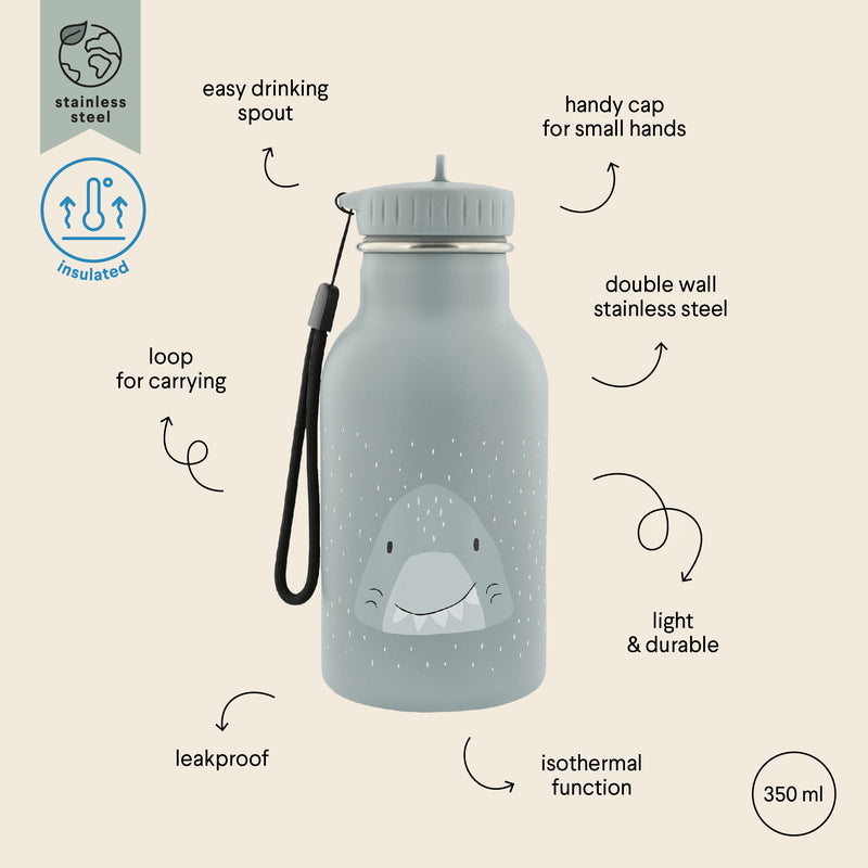 Trixie Insulated Drinking Bottle 350ml Mr.Shark