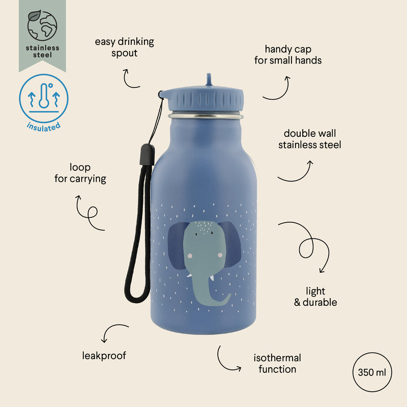 Trixie Insulated Drinking Bottle 350ML Mrs. Elephant