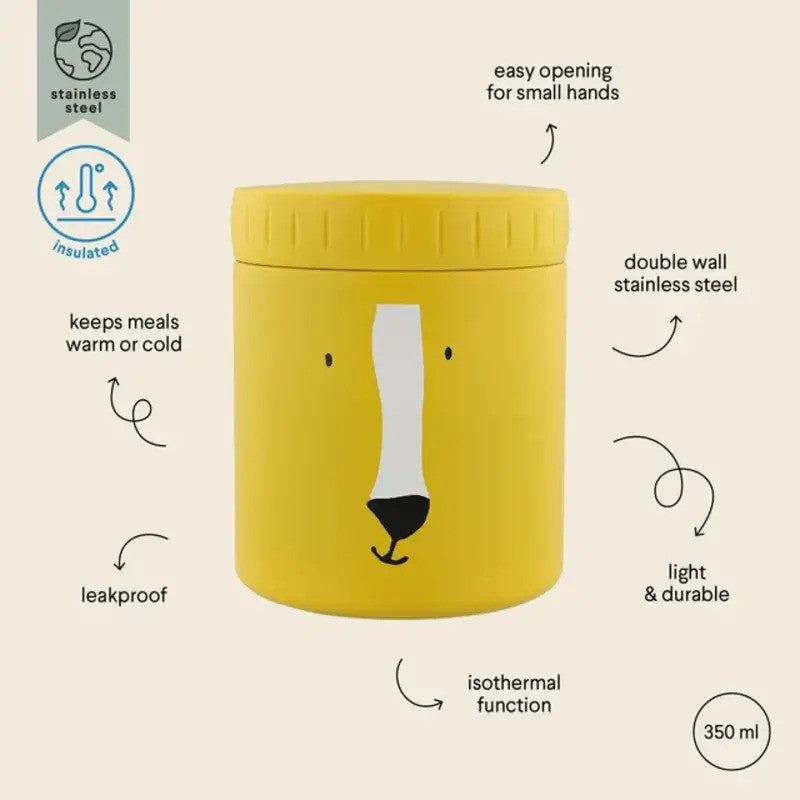 Trixie Insulated Food Jar 350ml Mr. Lion