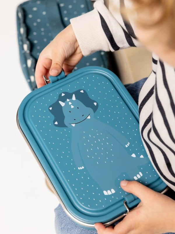 Trixie Kids Stainless Steel Lunch Box Large Mr. Triceratops