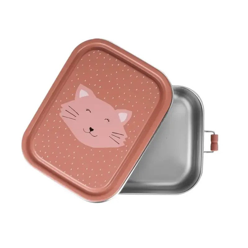 Trixie Kids Stainless Steel Lunch Box Small Mrs. Cat