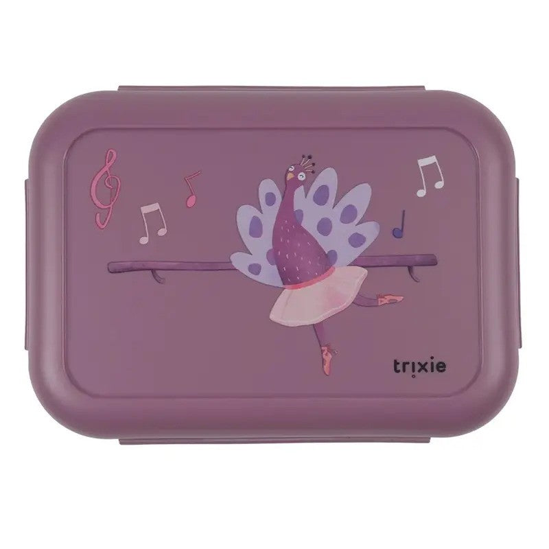 Trixie Lunch Box With Clips Ballerina Mrs. Peacock