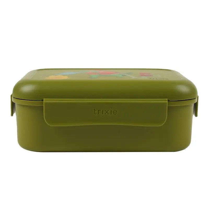 Trixie Lunch Box With Clips Fireman Mr. Dino