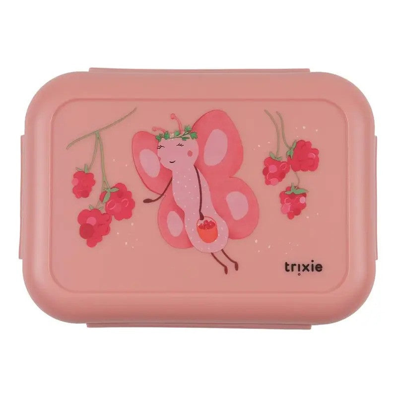 Trixie Lunch Box With Clips Fruit Fairy Mrs. Butterfly