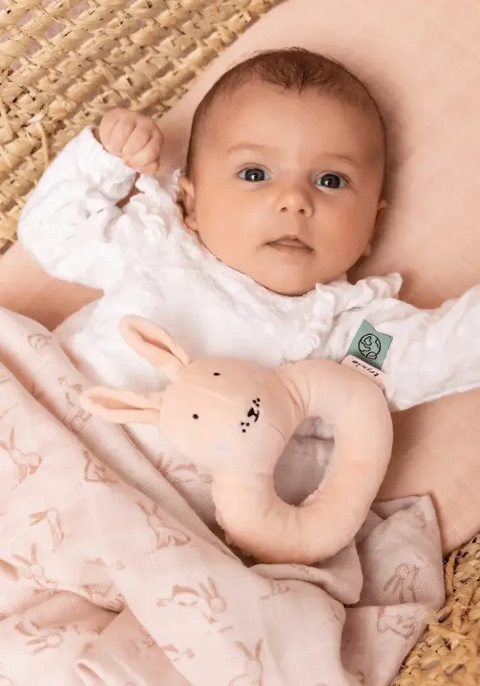 Trixie Muslin Cloth Rosy Rabbit (110x110cm 0m-Plus)