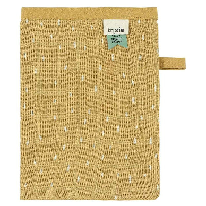 Trixie Muslin Washcloths Lively Lion (Mix 3pack 20x14x0.5cm 0m-Plus)