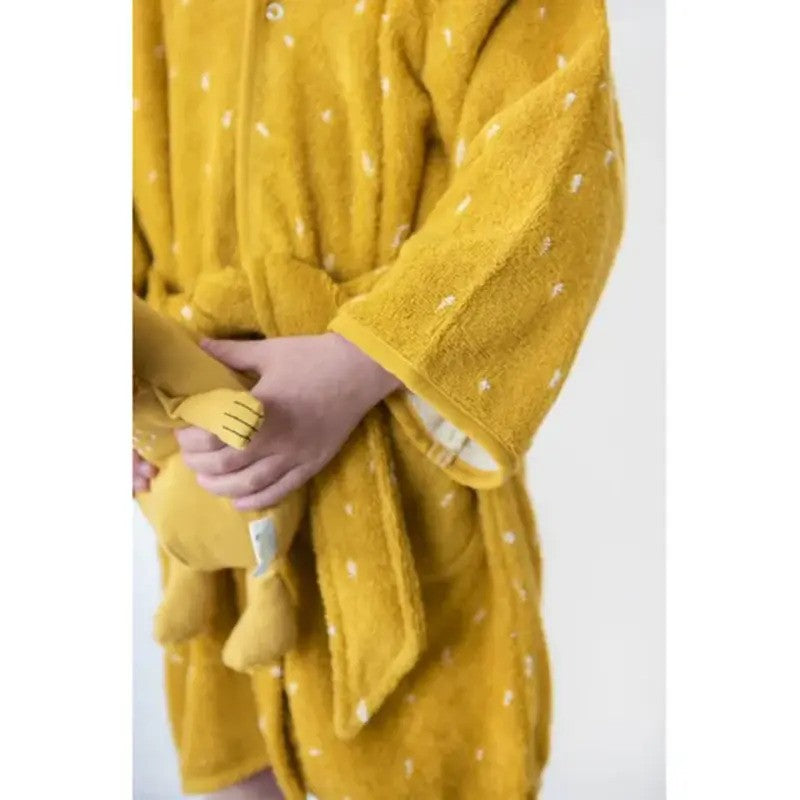Trixie Organic Cotton Terry Hooded Bathrobe (1-2Yrs) Mr. Lion