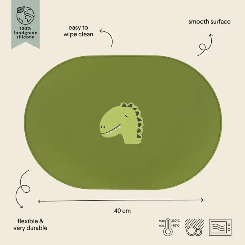 Trixie Placemat Silicone Mr. Dino (4m-Plus)